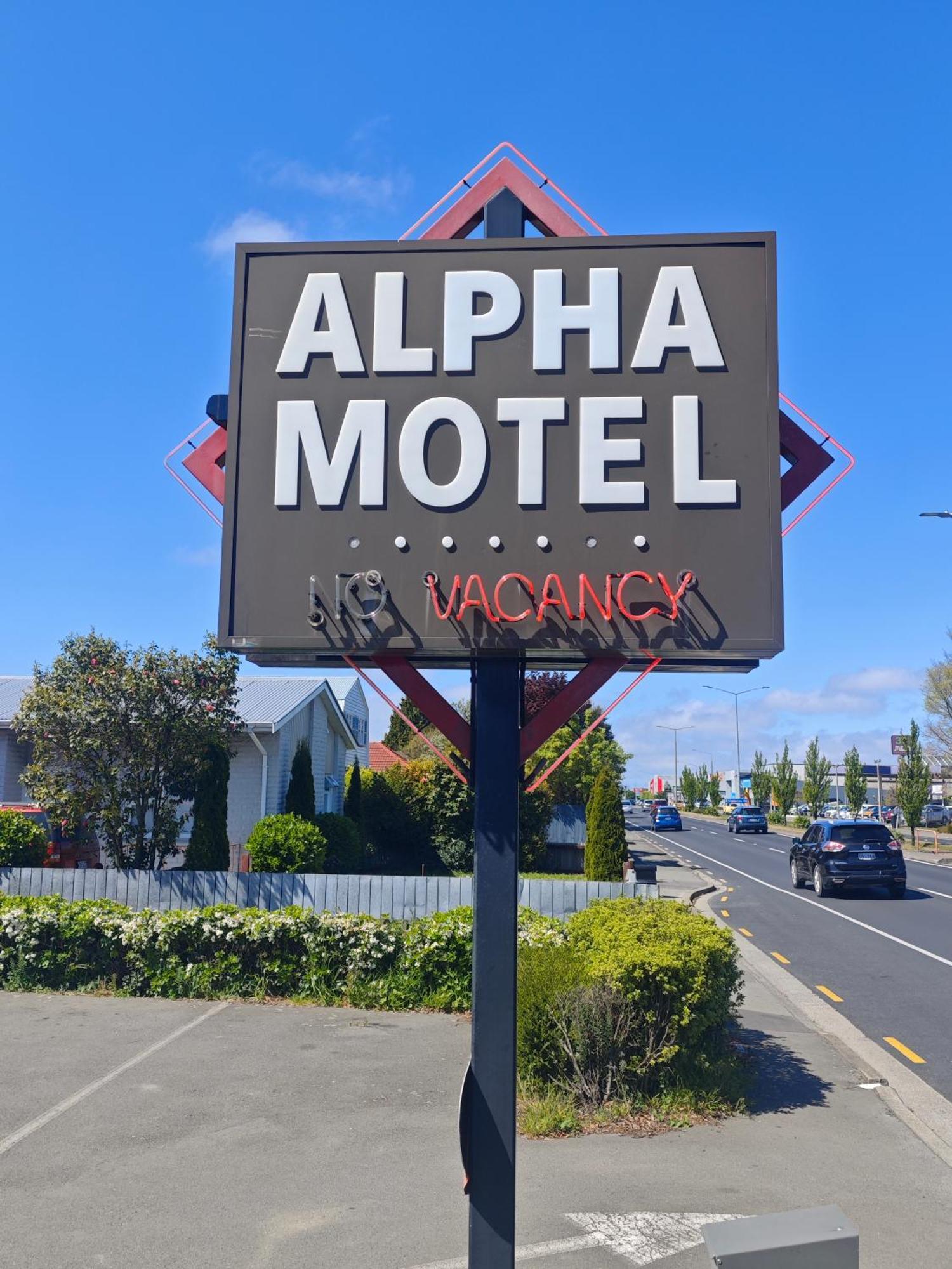 Alpha Motel Christchurch Eksteriør bilde